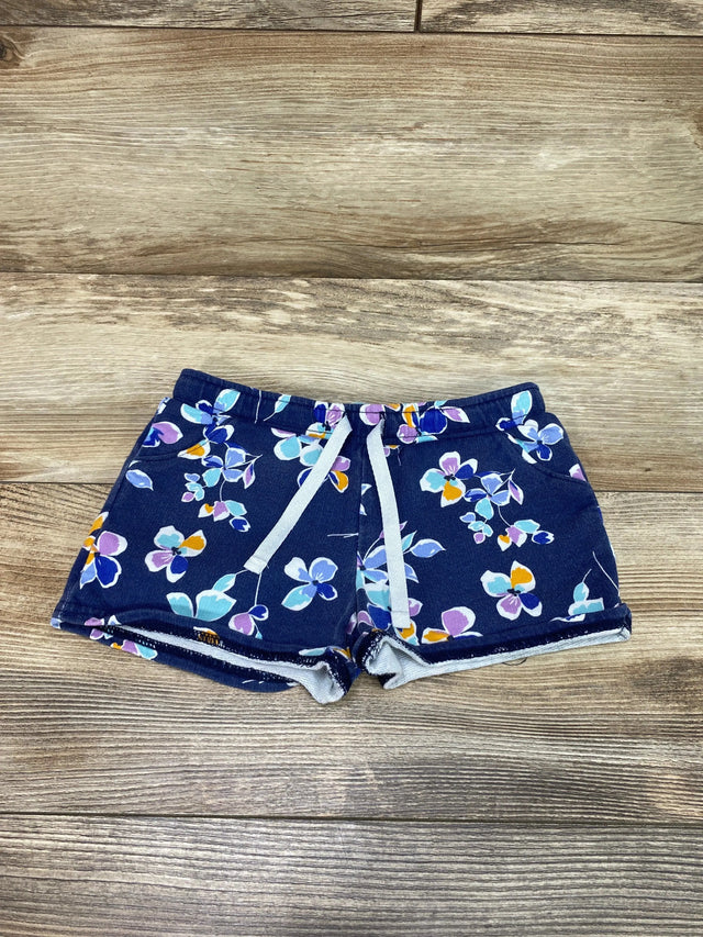 Carter's Floral Drawstring Shorts Blue sz 4T - Me 'n Mommy To Be