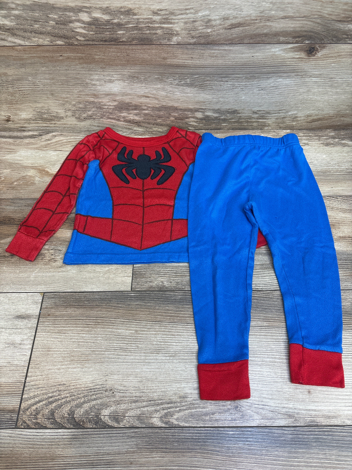 Marvel 2pc Spider-Man Pajama Set Red sz 3T