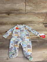 NEW Magnetic Me Organic 'Little Lovin' Footie Beige sz 0-3m