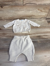 Just One You 2pc Knit Giraffe Shirt & Bottoms Set Beige sz Newborn