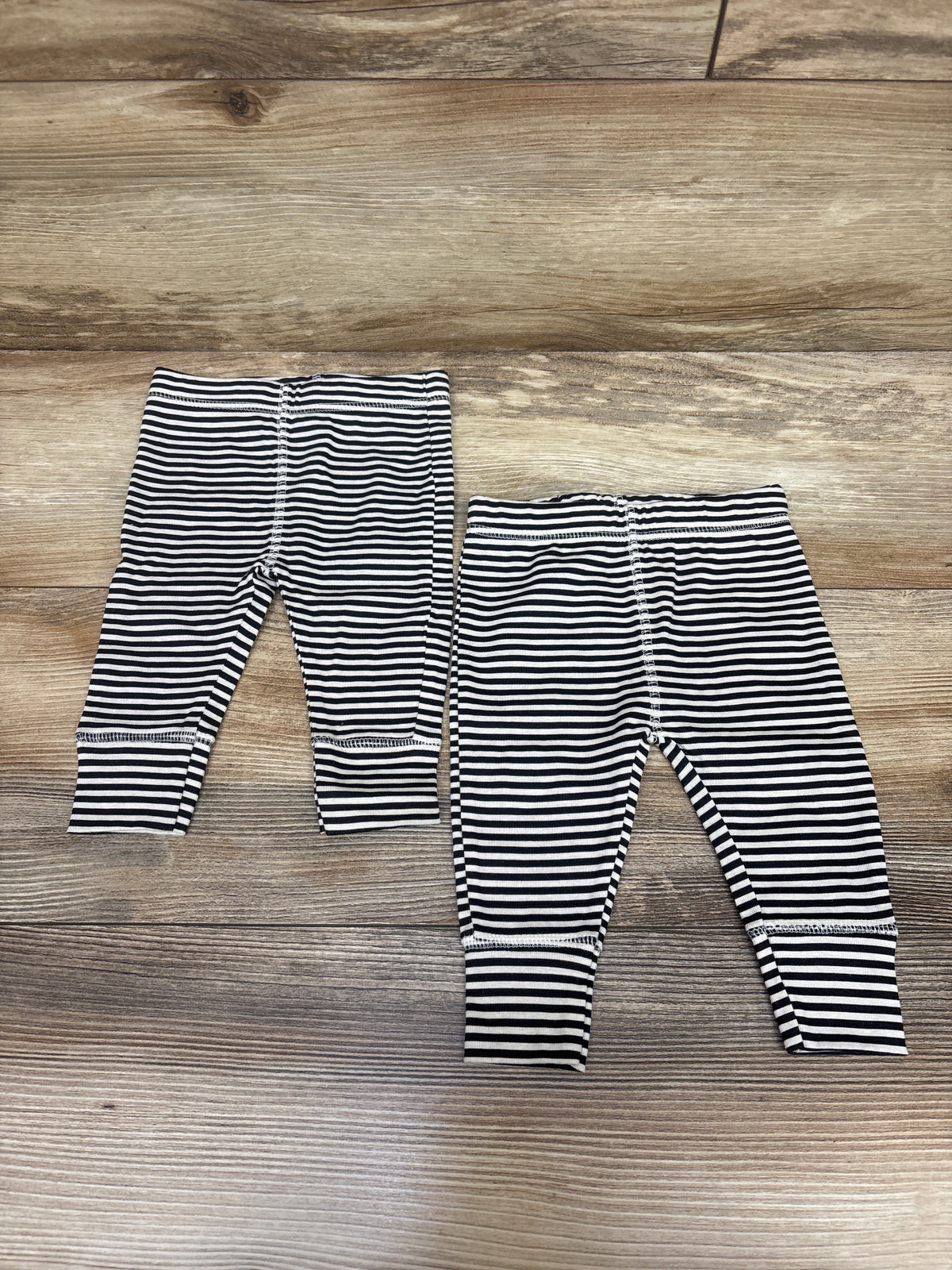 Gerber 2pk Pants Striped White sz 0-3m