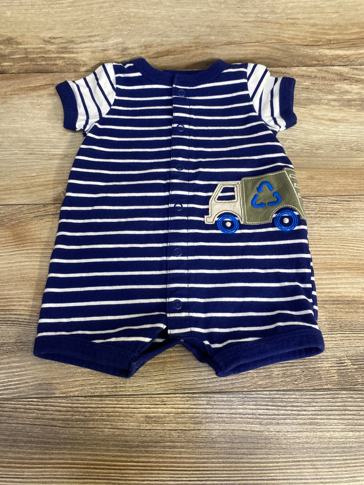 Carter's Striped Shortie Navy sz 3m