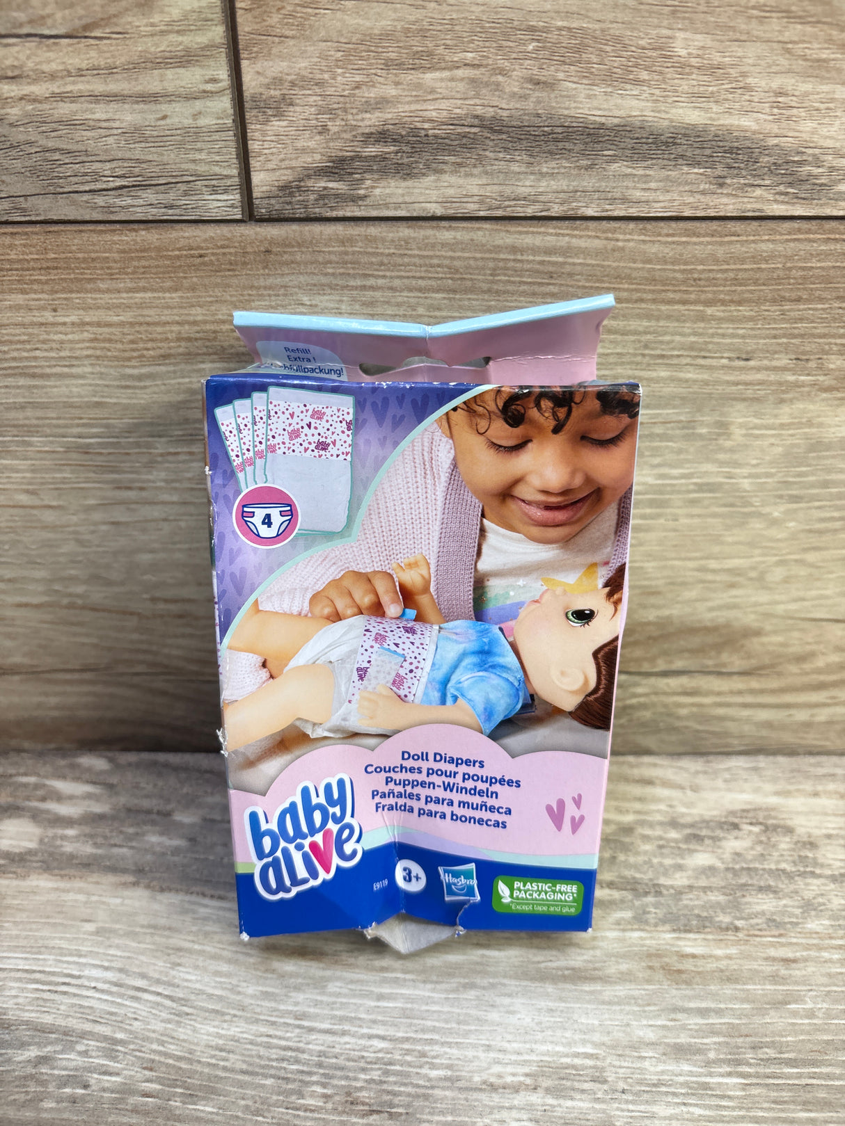 NEW Baby Alive Doll Diapers 4pk