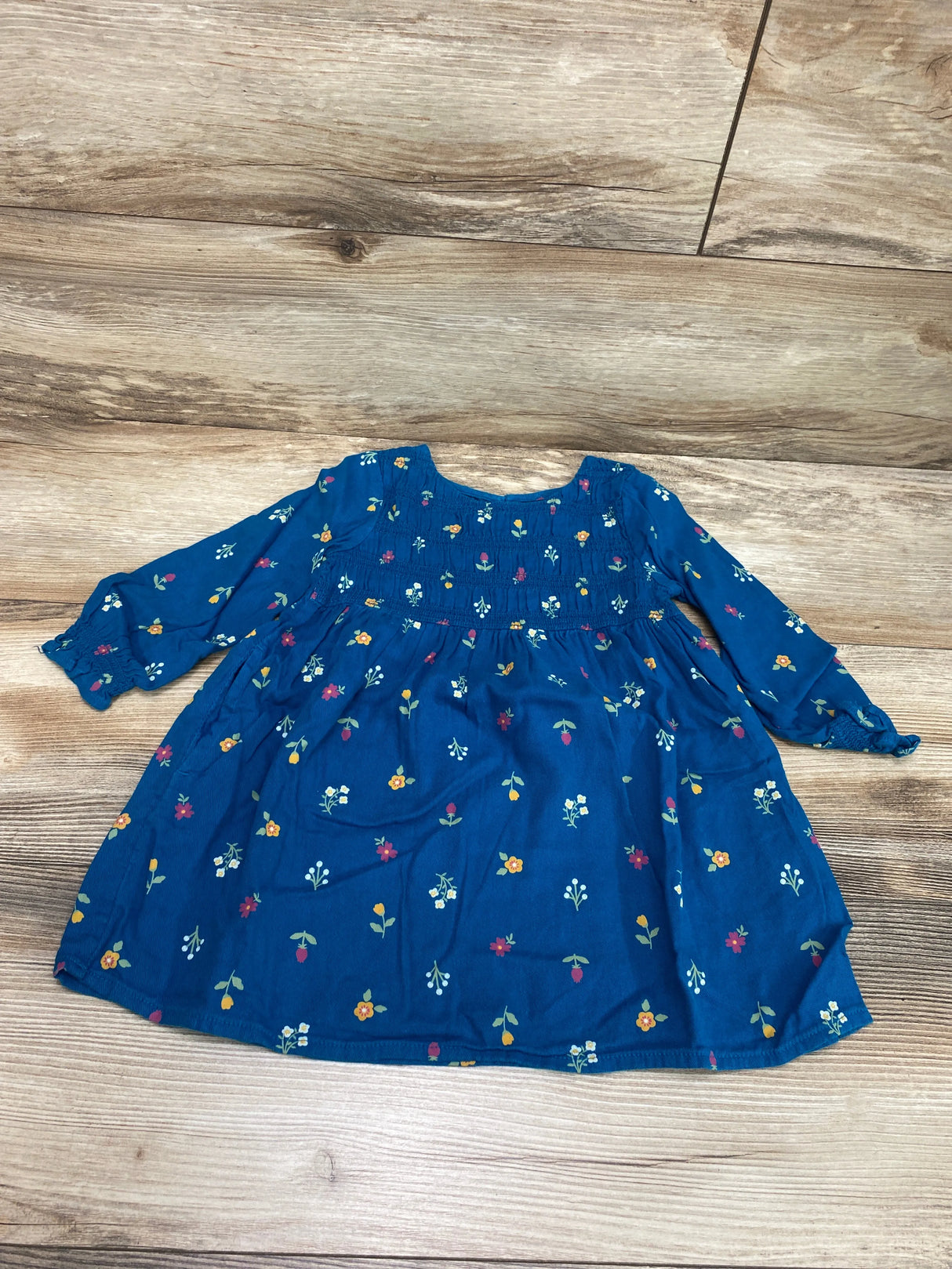 Cat & Jack Floral Dress Blue sz 2T