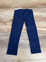 NEW Carter's Girls Cotton Stretch Leggings, Navy sz 2T