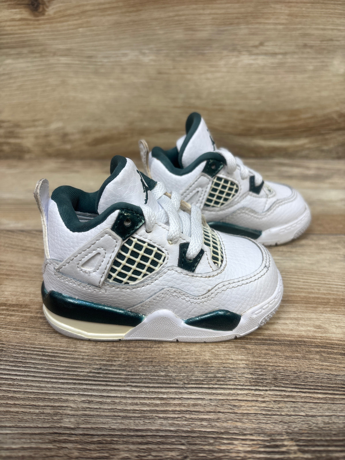 Air Jordan 4 Retro TD 'Oxidized Green' Sneakers sz 4c