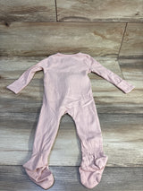 Cloud Island Ribbed Sleeper Pink sz 6-9m