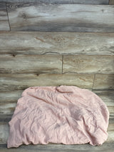 Konssy Muslin Fitted Crib Sheet, Pink