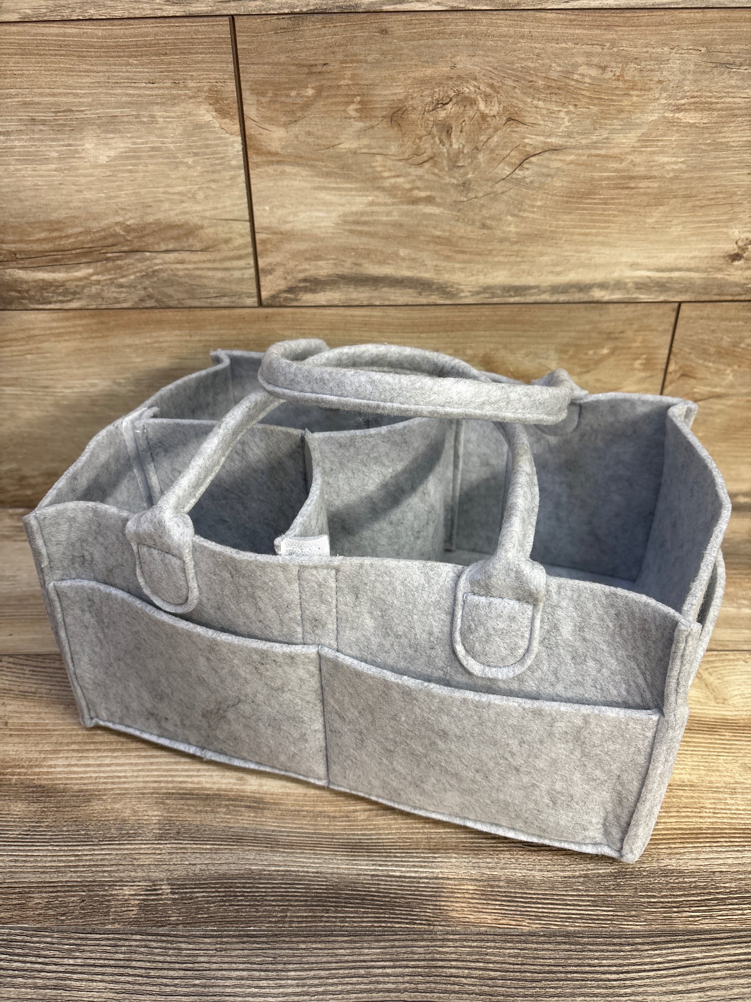 Mr. Pen Felt Diaper Caddy Organizer - Grey