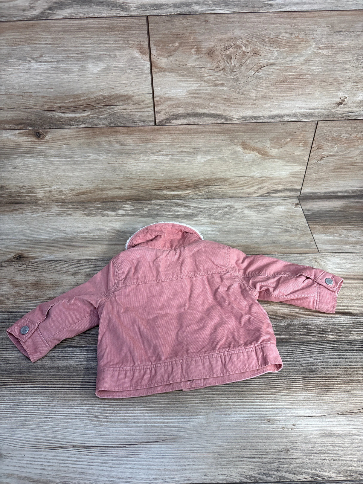 Old Navy Corduroy Sherpa Lined Coat Pink sz 3-6m