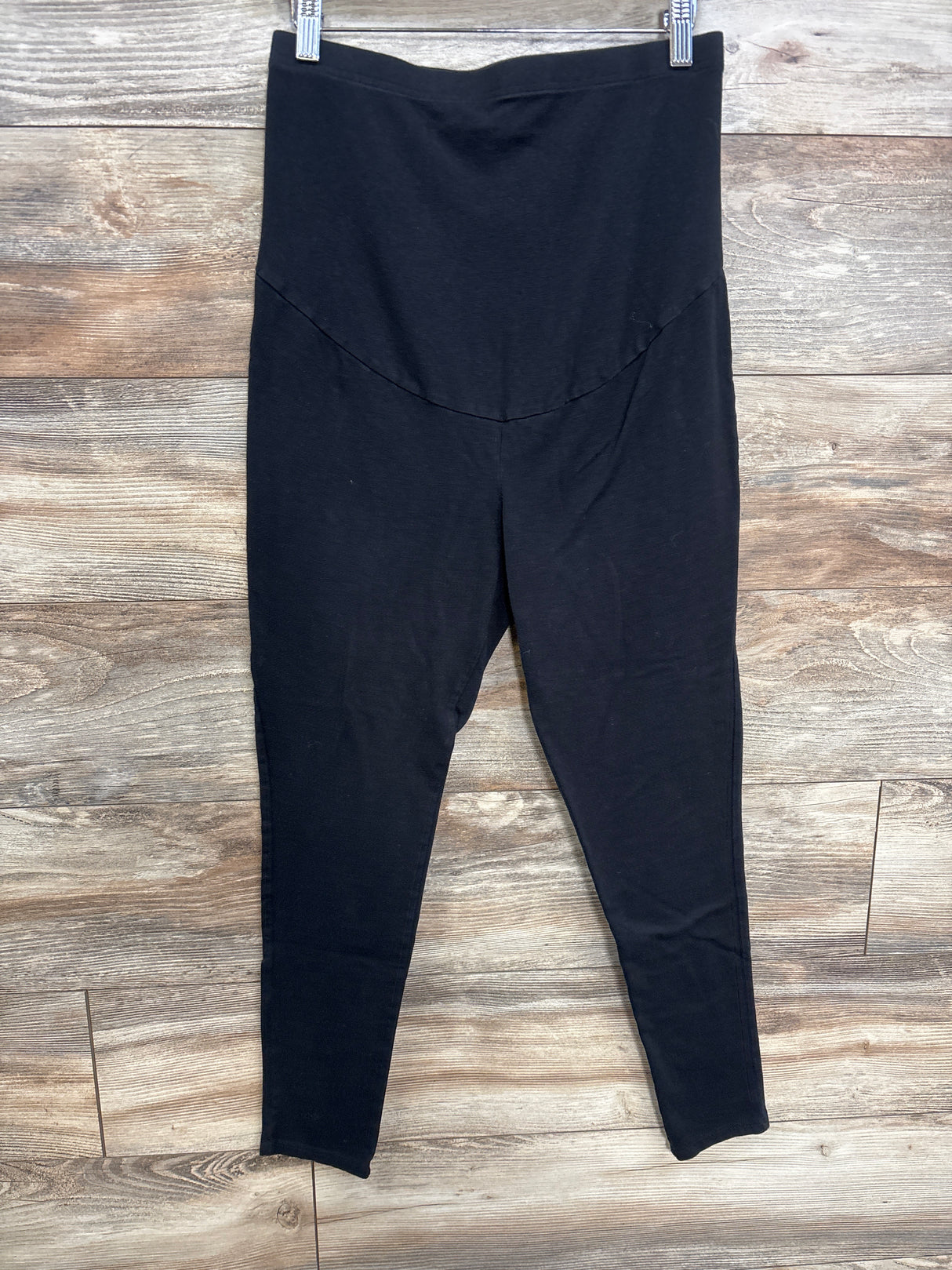 Time & Tru Maternity Full Panel Leggings Black sz Medium