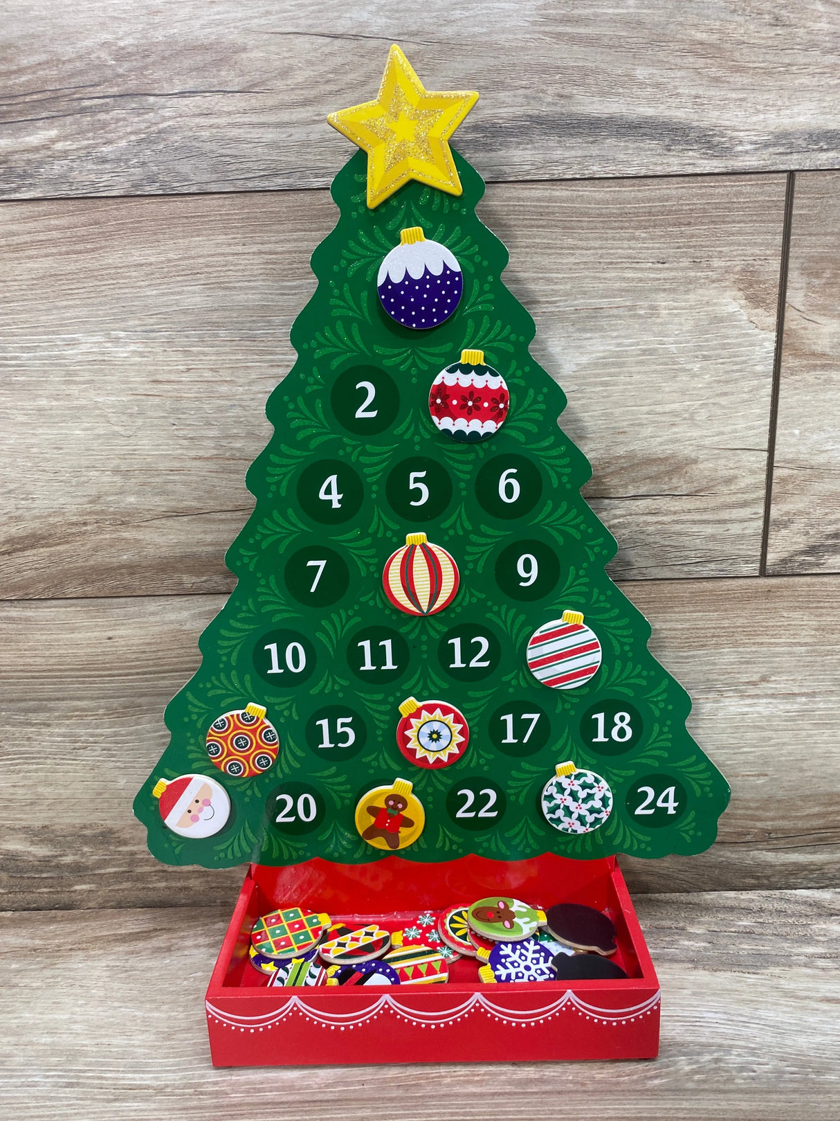 Melissa & Doug Countdown to Christmas Wooden Advent Calendar - Me n Mommy To Be