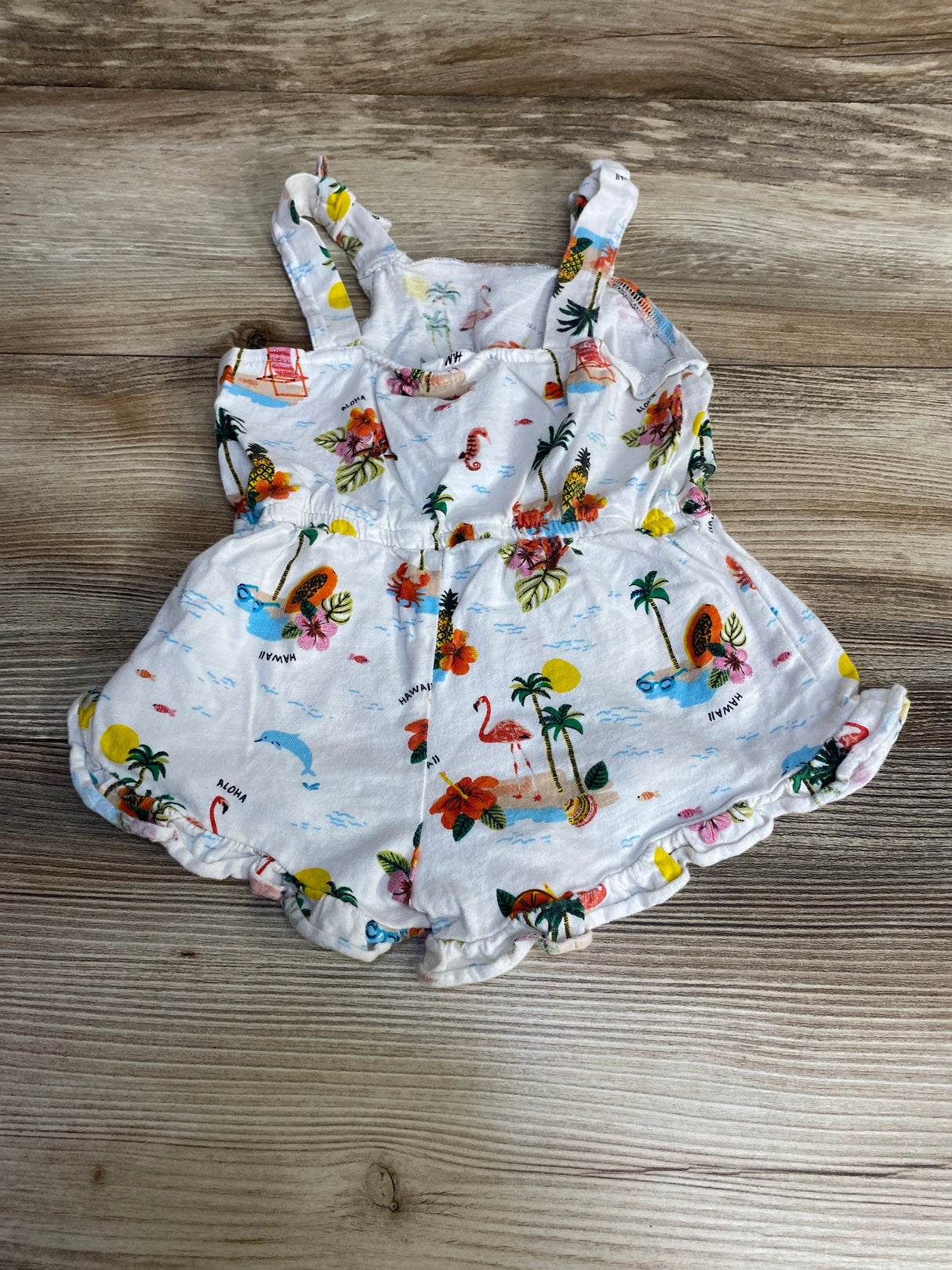 H&M x Emma Jayne Hawaii Romper White sz 18m-2T