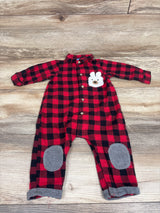 Goodlad Plaid Button-Up Coverall Red sz 9m