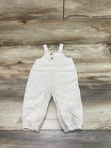 Old Navy Button Front Oatmeal Overalls sz 6-12m