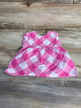 Gingham Top Pink sz 12m - Me n Mommy To Be