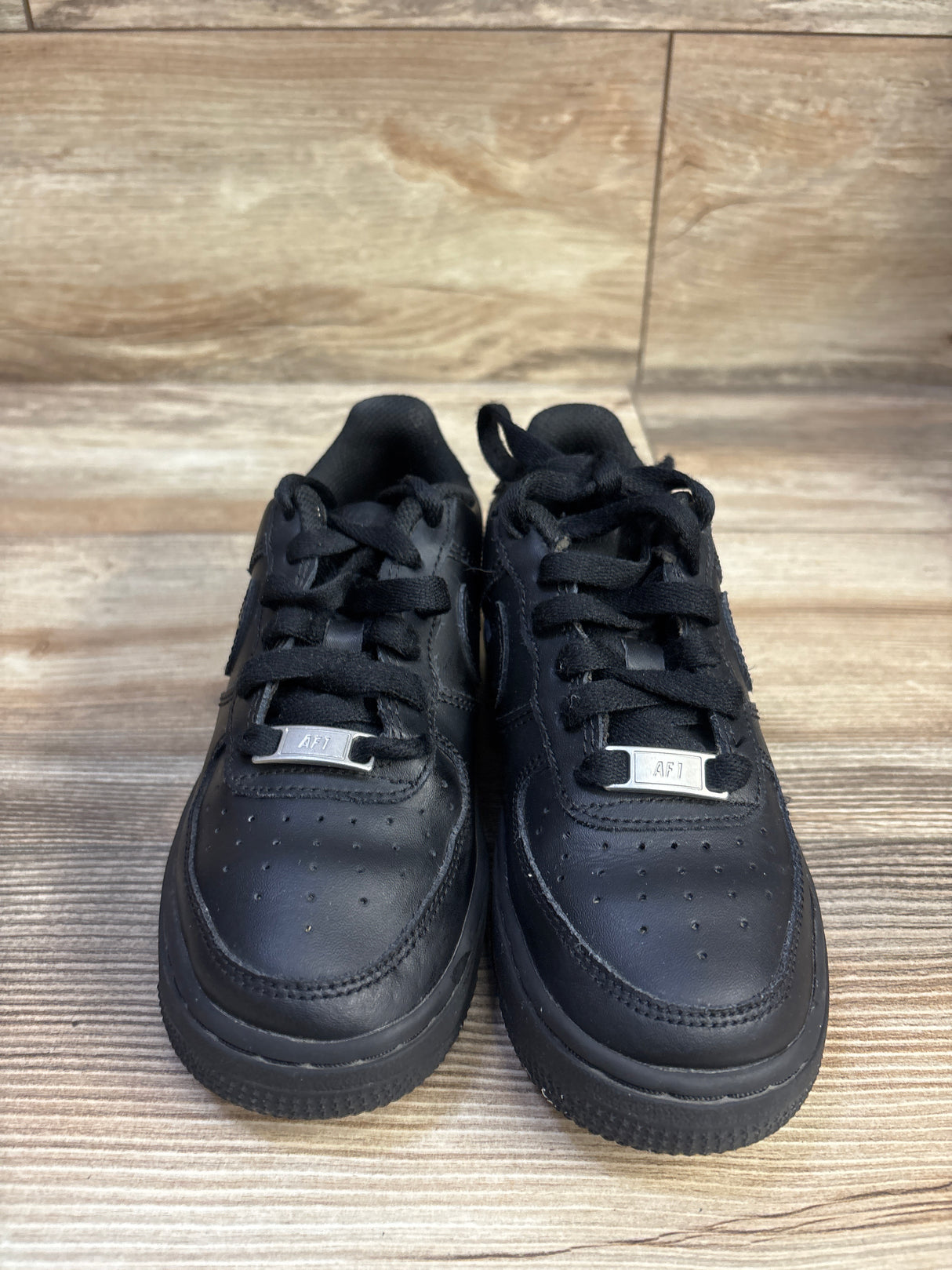 NWOT Nike Air Force 1 'Triple Black' Sneakers sz 1Y