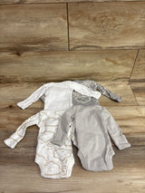 Carter's 4pk Bodysuits White sz Preemie