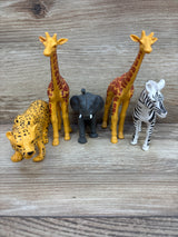 BOLZRA 5pk Safari Animal Figures
