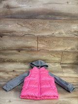 Pink Plantation 2fer Puffer Jacket Pink sz 2T