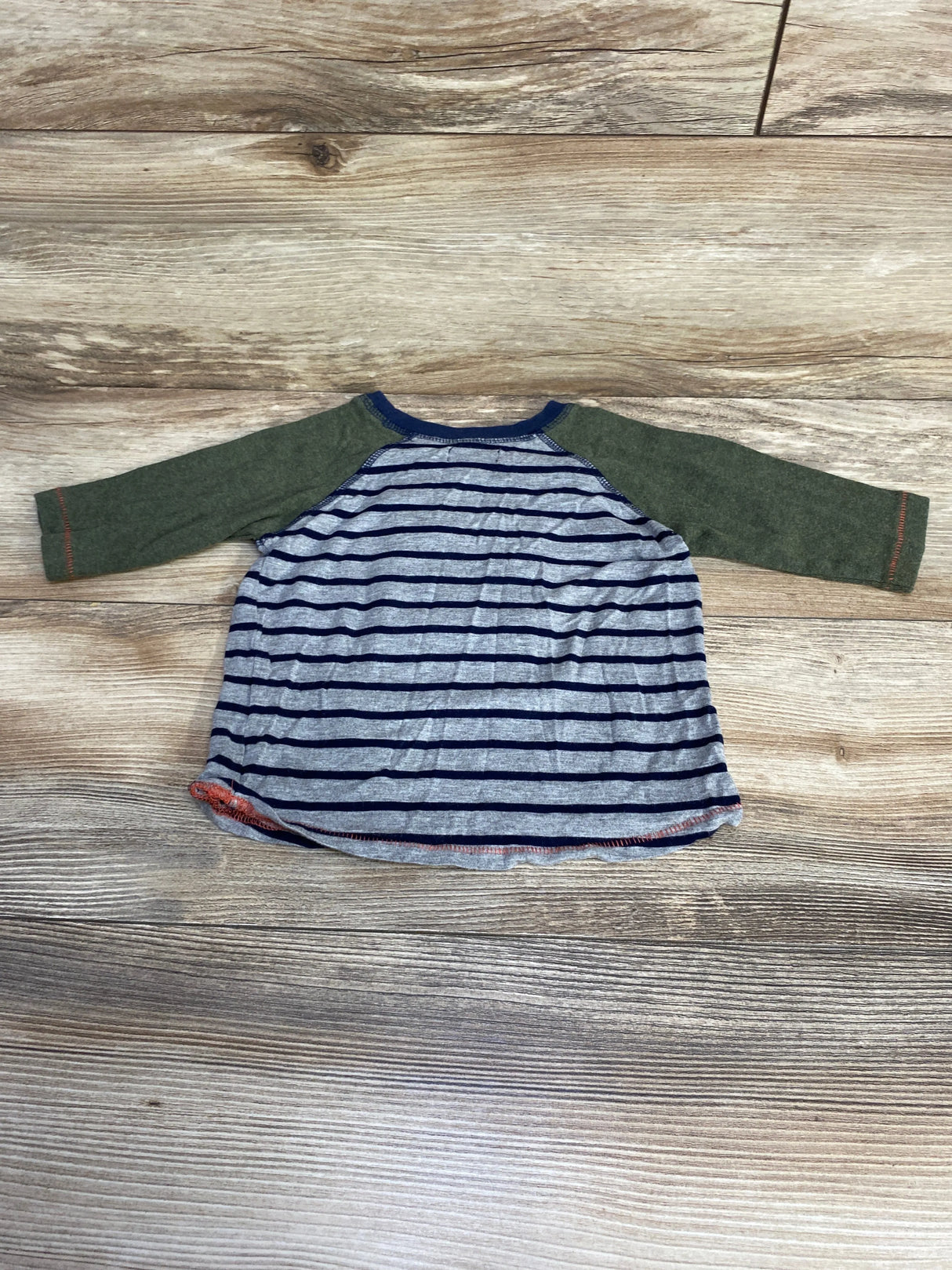 Mud Pie Fish Applique Raglan Shirt Green sz 12-18m - Me n Mommy To Be