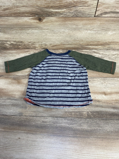 Mud Pie Fish Applique Raglan Shirt Green sz 12-18m - Me n Mommy To Be