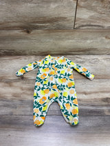 Old Navy Citrus Print Sleeper Cream sz Newborn