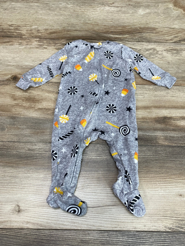 Way To Celebrate Halloween Candy Sleeper Grey Sz 3-6m - Me n Mommy To Be