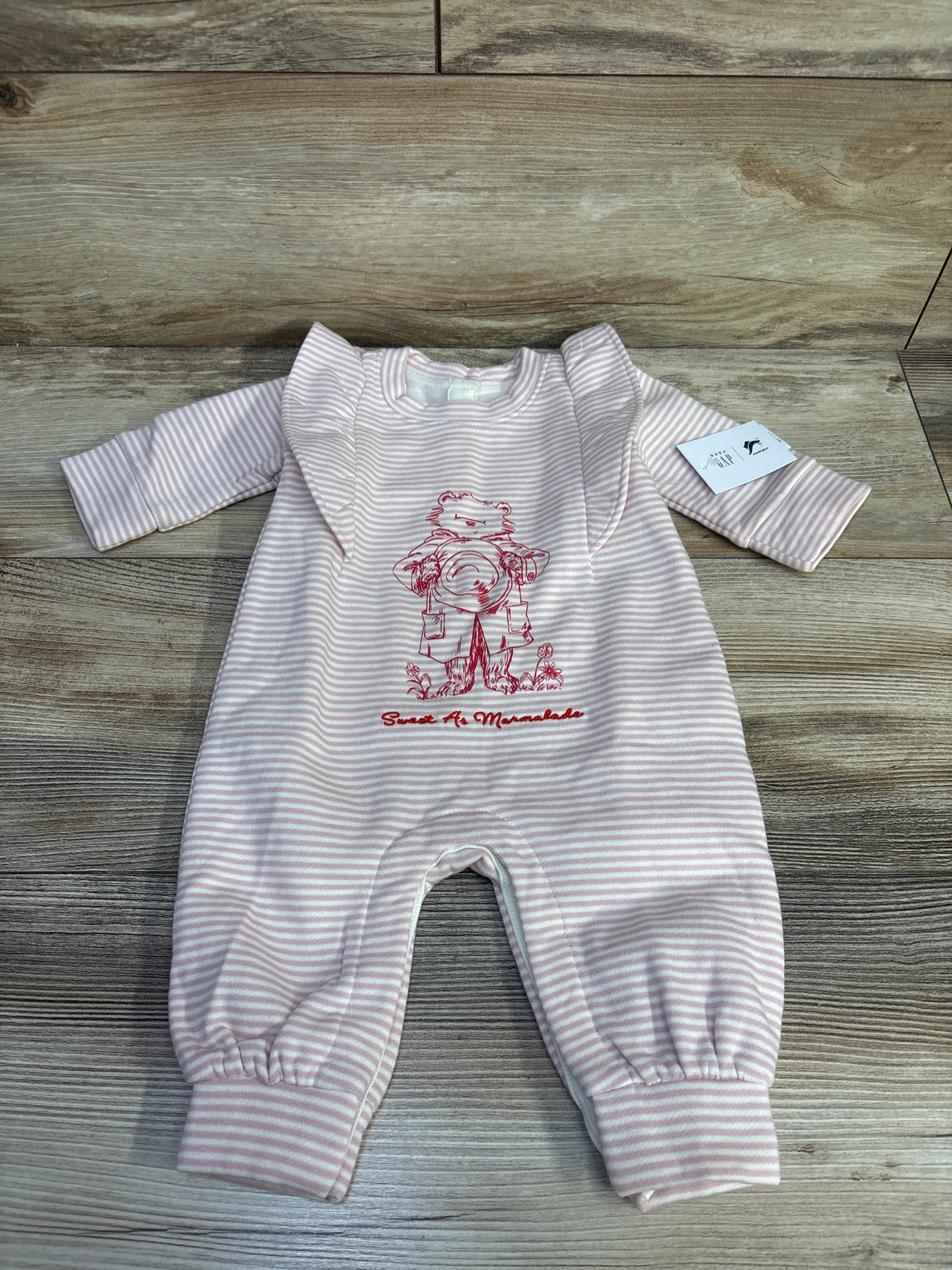 NEW Baby Gap Paddington VintageSoft Footless Coverall Pink sz 0-3m