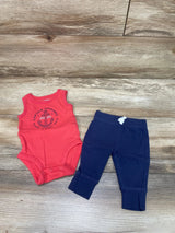 Carter's Red 2pc Tank Bodysuit & Joggers sz 3m - Me 'n Mommy To Be