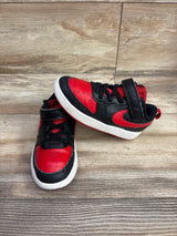 Nike Court Borough Low 2 TDV 'Bred' Sneakers sz 10c
