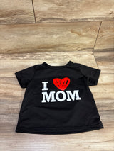 I Heart Mom T-Shirt Black sz 2/3T