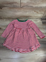 Hudson Baby Striped Dress Red/White 2T