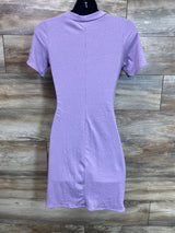 2 Hearts Maternity Ribbed Dress Purple  sz Small