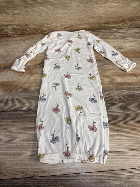 Carter's PurelySoft Floral Gown White sz 3m - Me n Mommy To Be