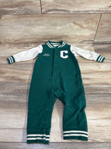 Carter's Raglan Varsity Coverall White sz 9m