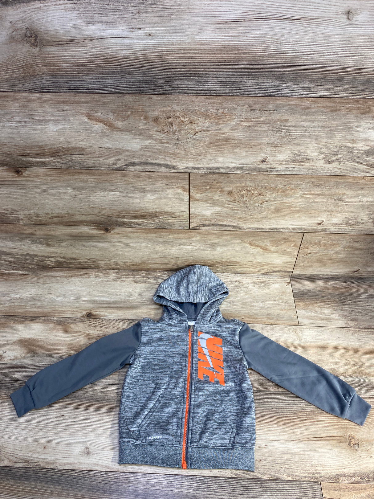 Nike Dri-Fit Hoodie Grey sz 3T