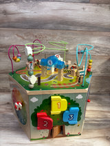 Battat CurioCity 7-Sided Wooden Activity Cube
