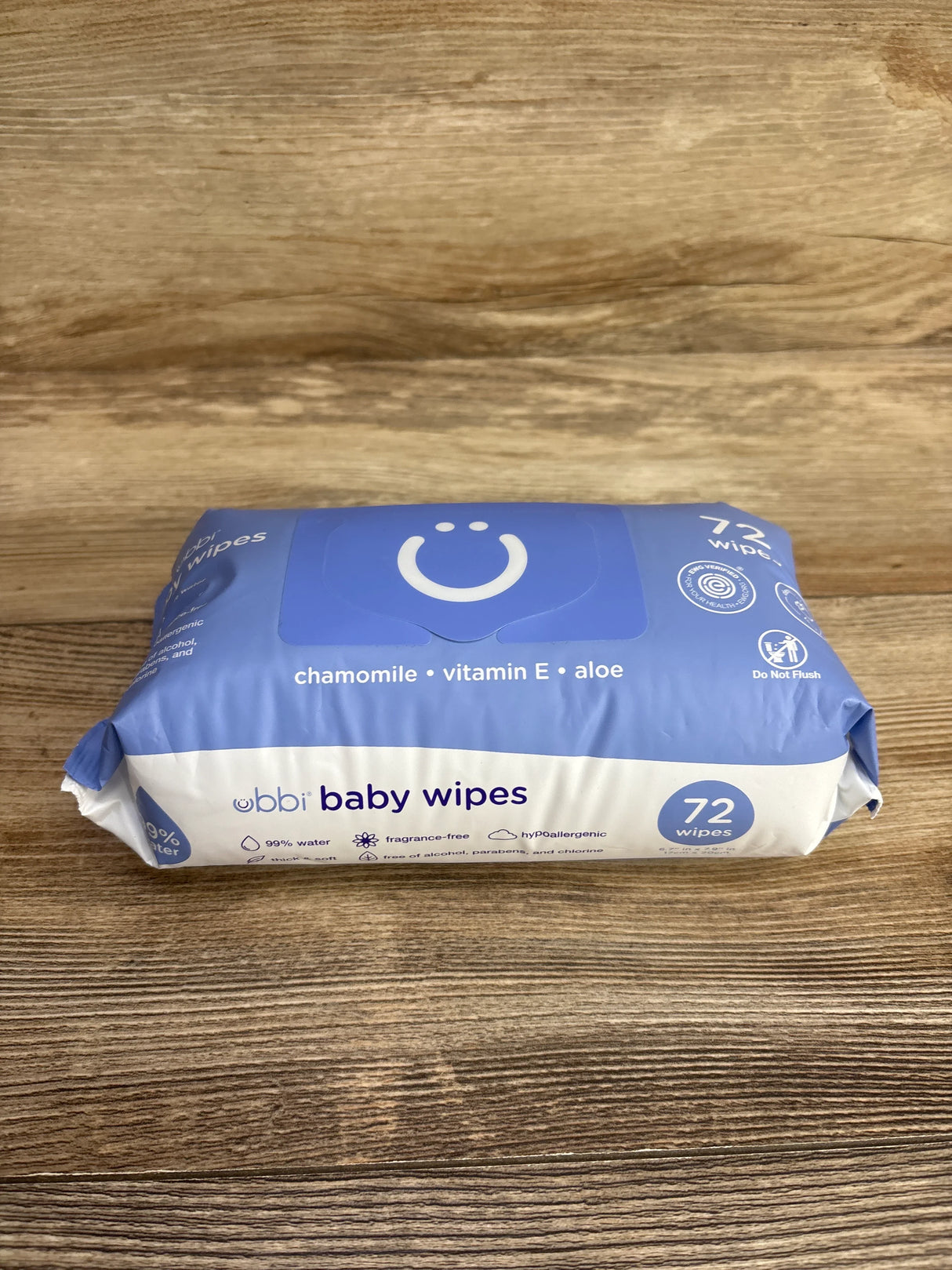 NEW Ubbi Baby Wipes 72ct.