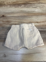Little Planet Organic Muslin Pull-On Shorts Beige sz 9m
