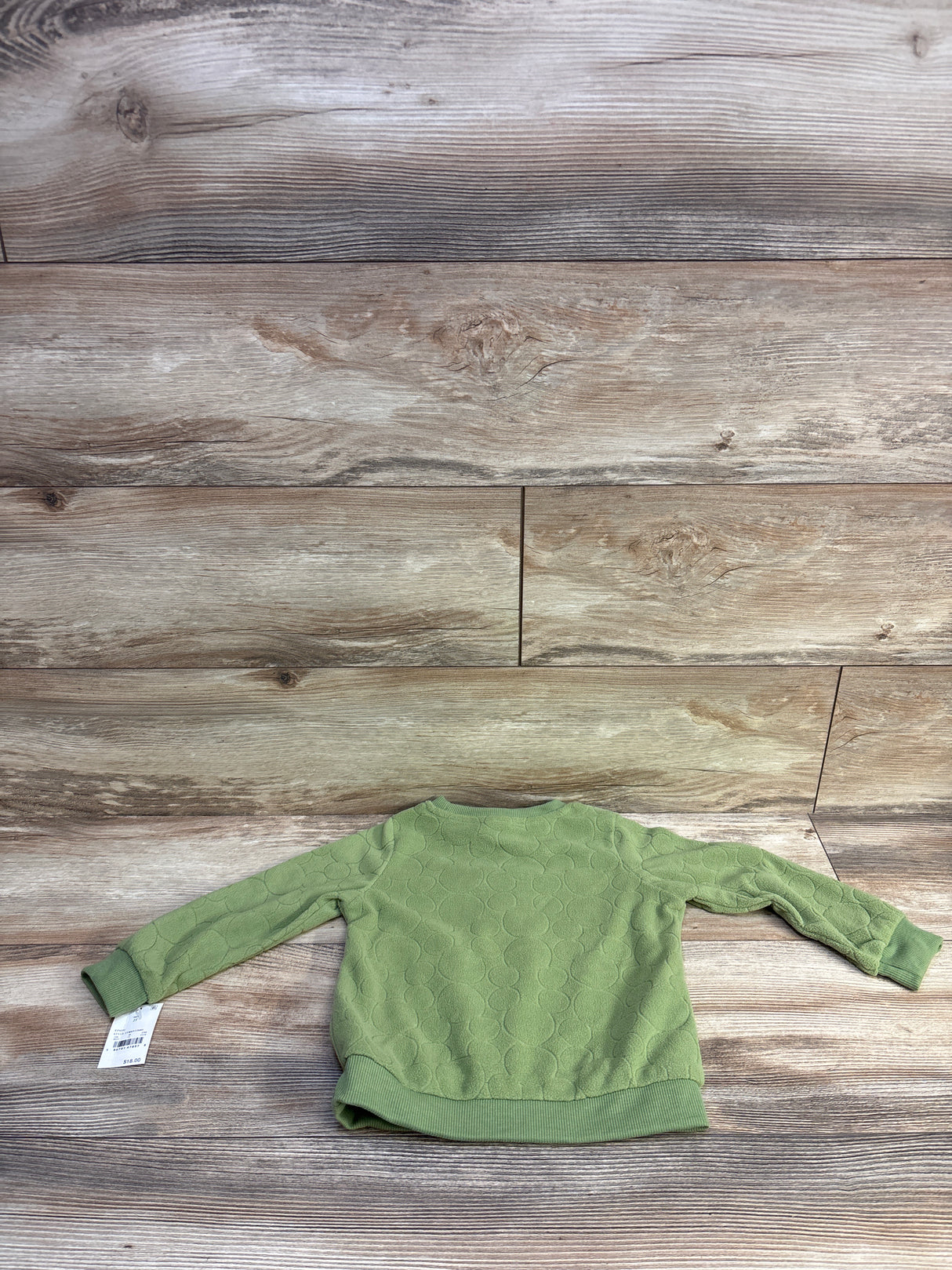 NEW Disney Junior Mickey Mouse Sweatshirt Green sz 2T