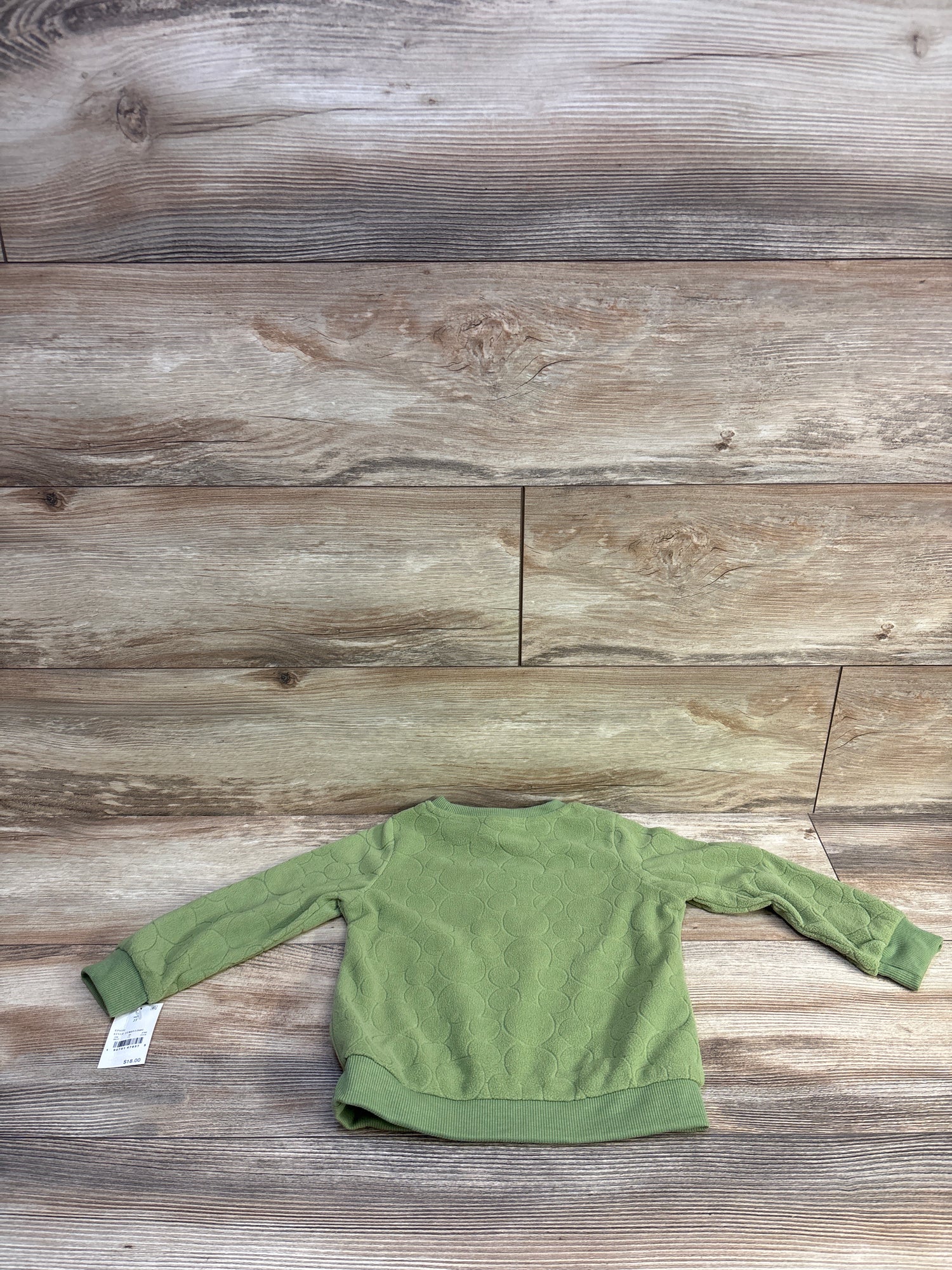 NEW Disney Junior Mickey Mouse Sweatshirt Green sz 2T