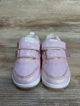 First Steps Glitter Hear Sneakers Pink sz 4c