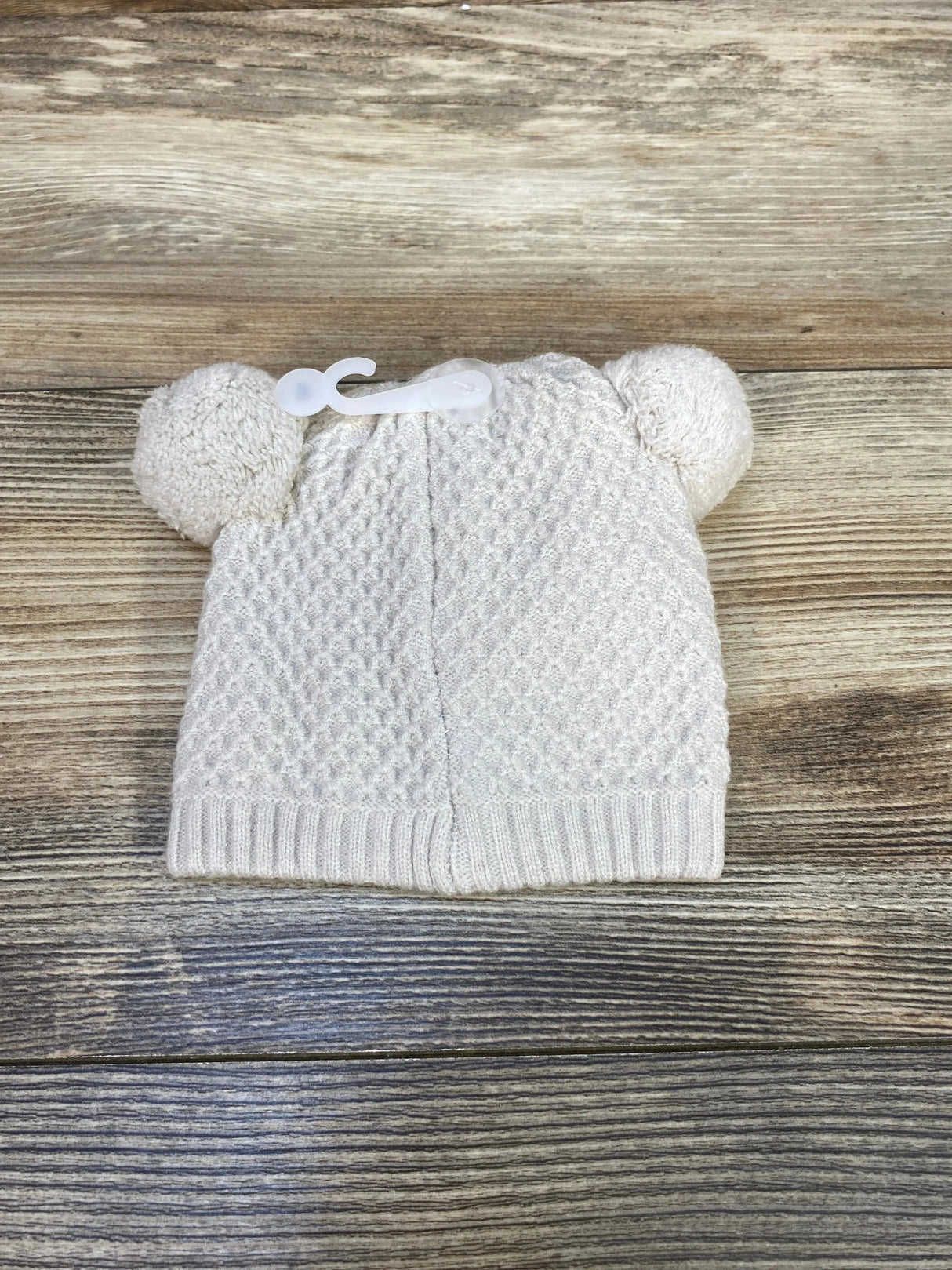 NEW NYGB 2pc Knit Pom Pom Beanie & Mittens sz 0-6M