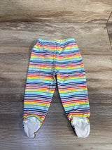 Primary Striped Footed Pants Rainbow sz 0-3m