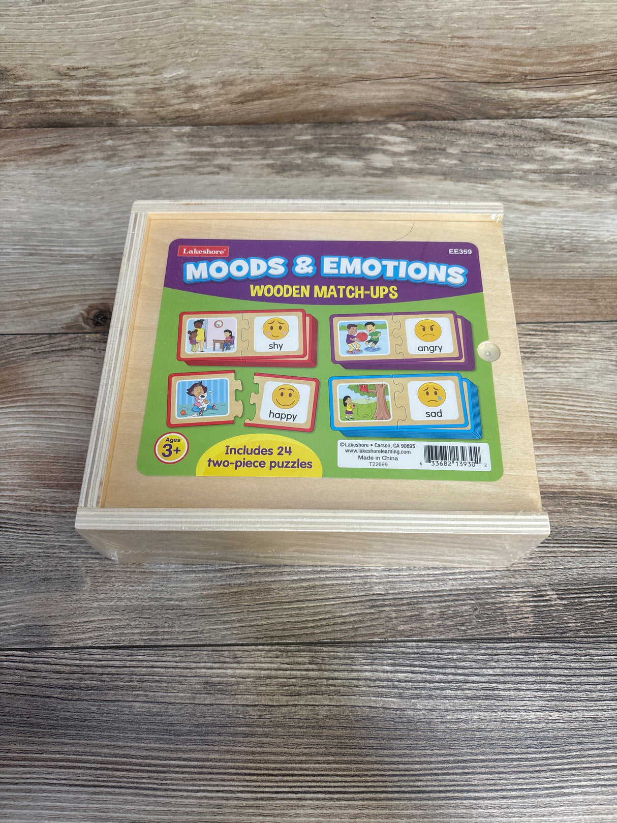 NEW Lakeshore Moods & Emotions Wooden Match-Ups