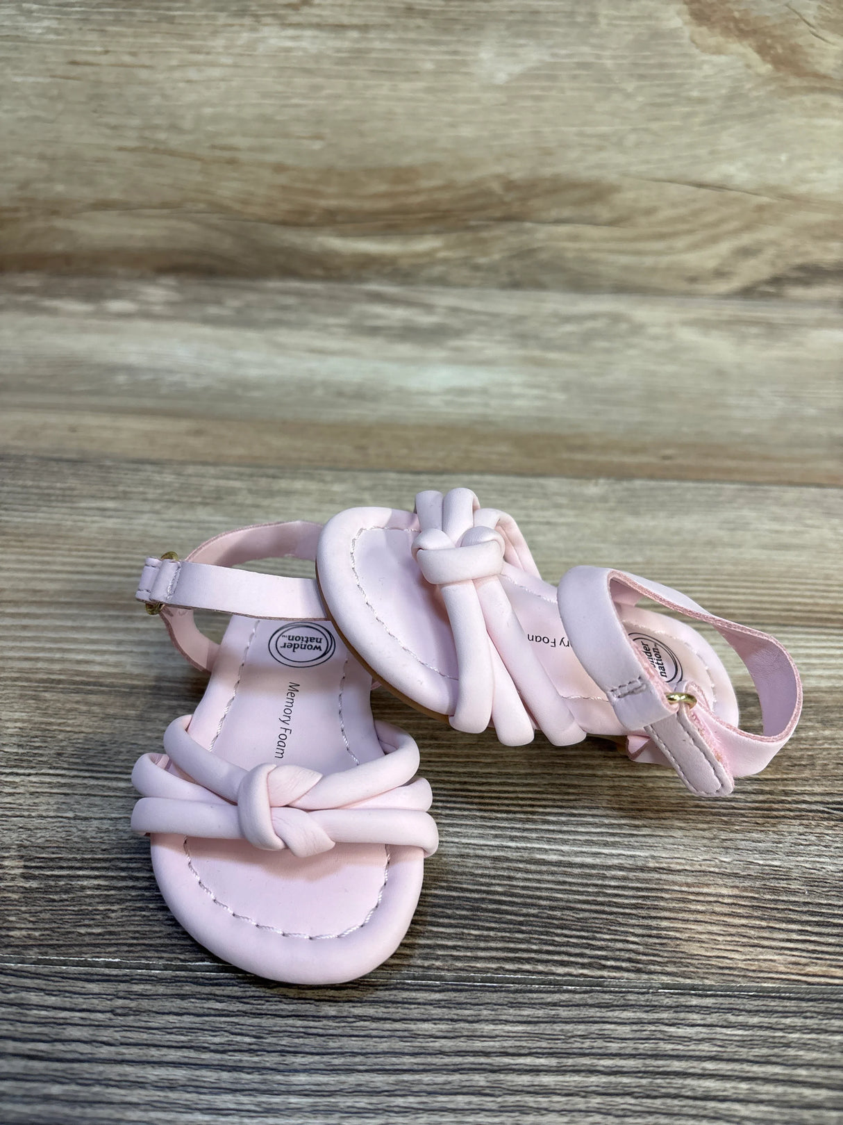 Wonder Nation Knot Sandals Pink sz 2c