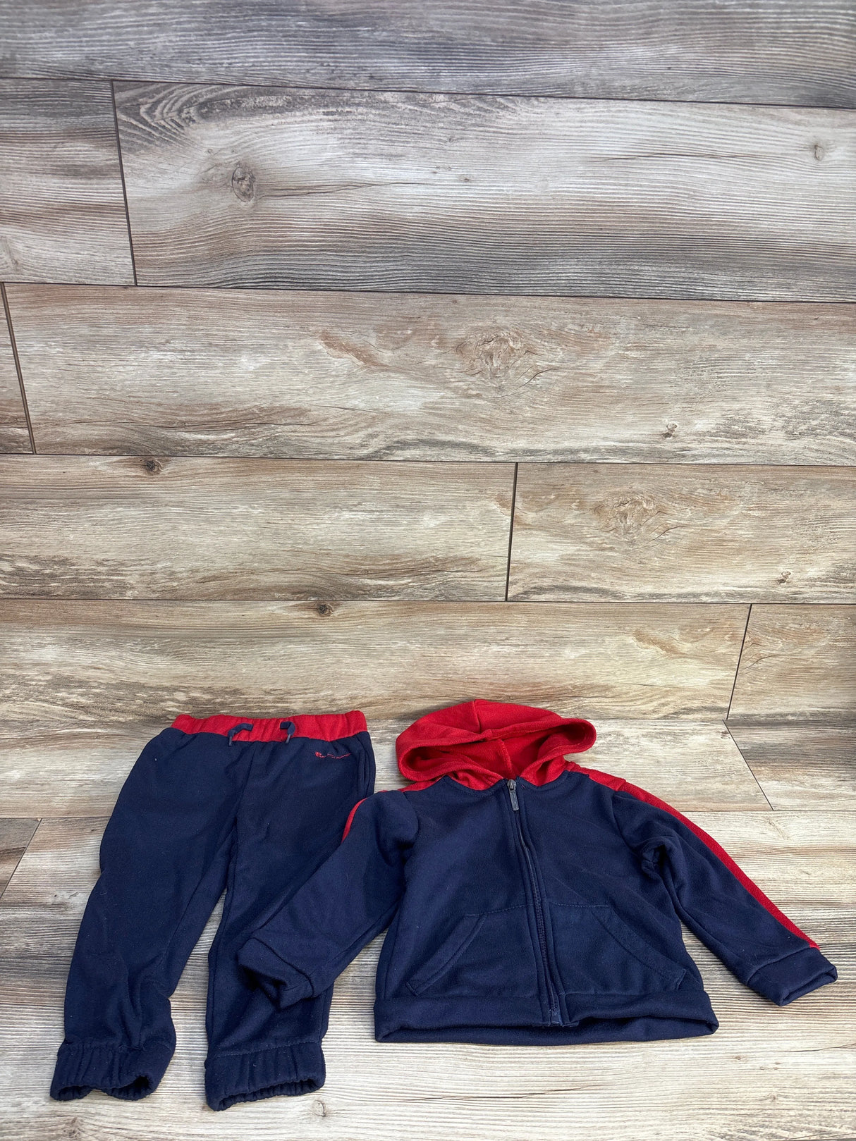 Ben Sherman 2pc Full Zip Hoodie & Jogger Set Navy sz 3T