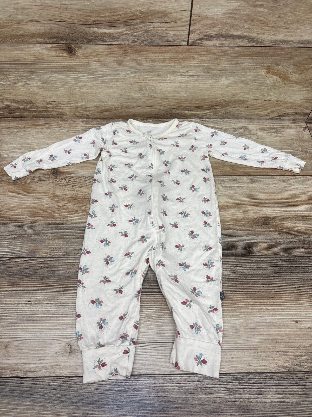Modern Moments Floral Viscose Sleeper Ivory sz 3-6m