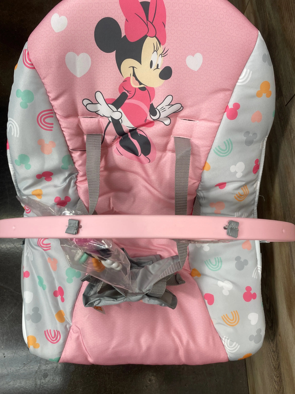 NEW Bright Starts Minnie Mouse Forever Besties Infant to Toddler Rocker